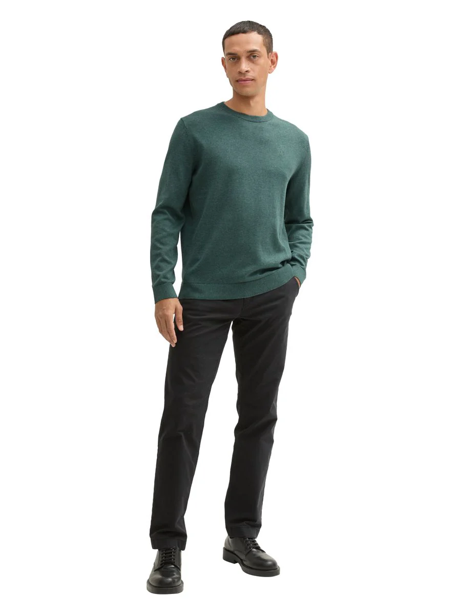 Basic Strickpullover aus Baumwolle - Image 3