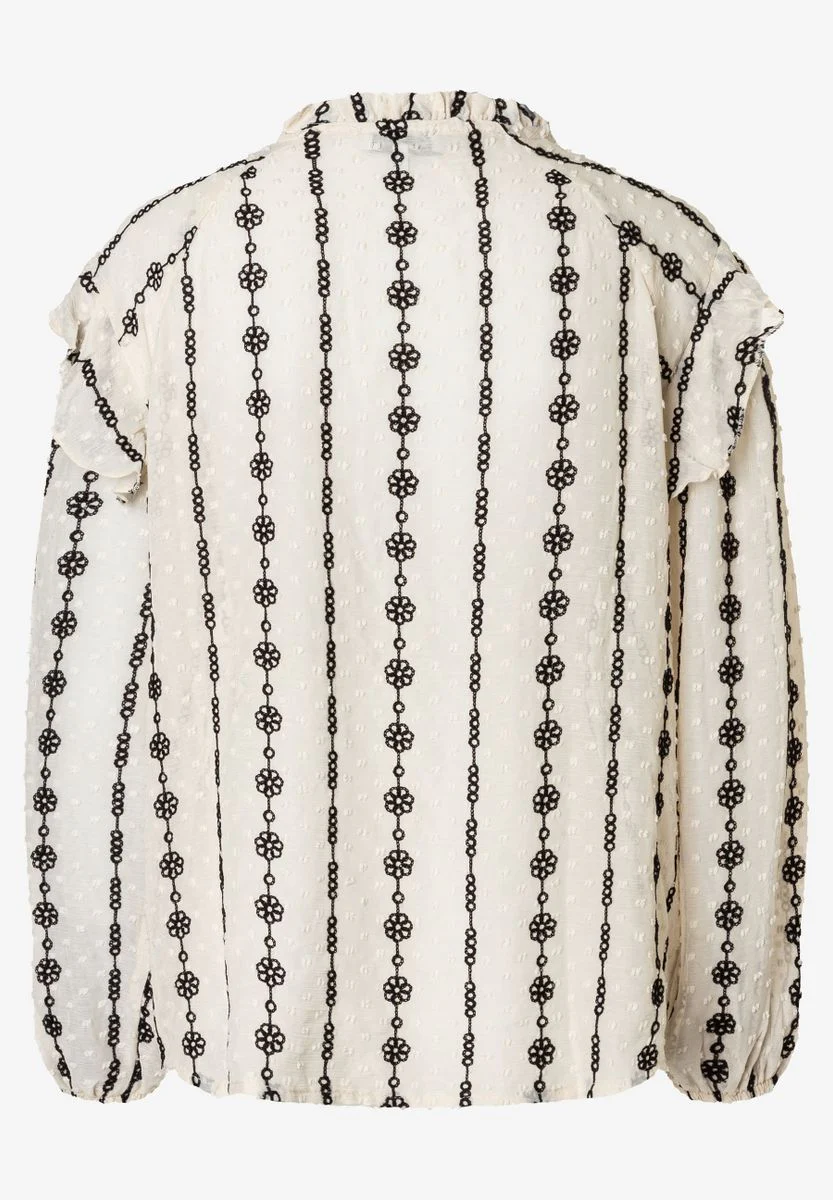 bestickte Chiffonbluse - Image 2
