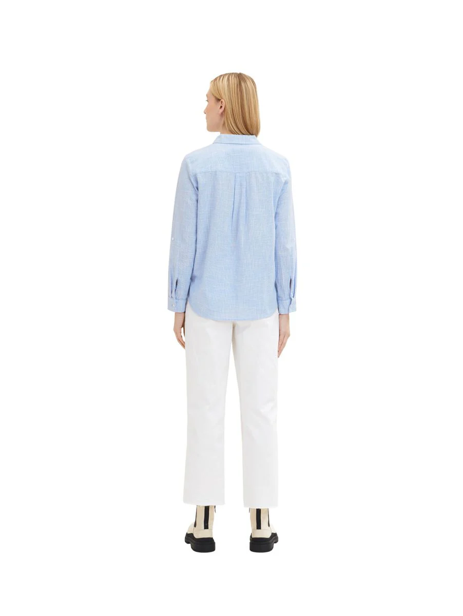 blouse with slub structure - Image 4