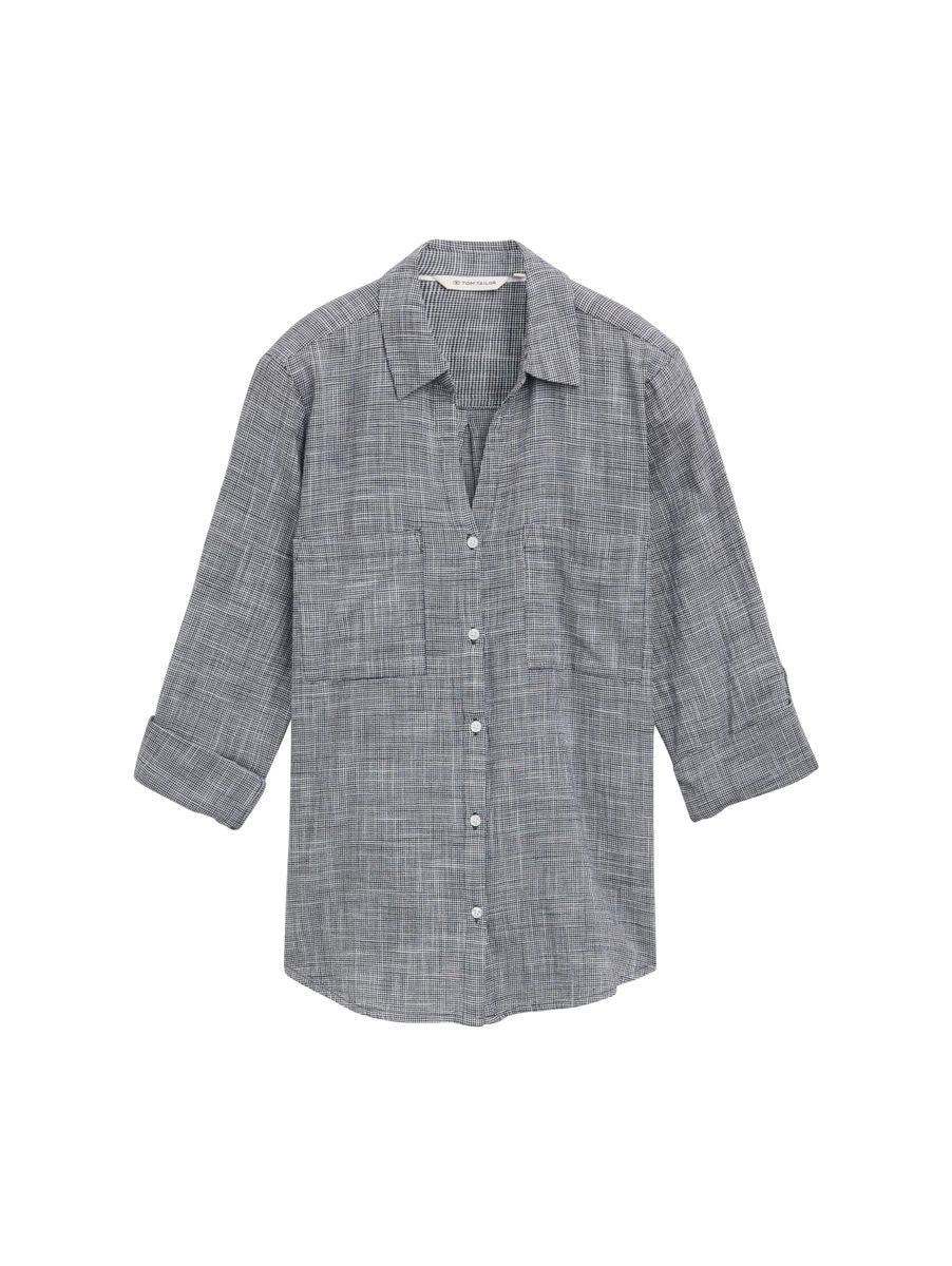 blouse with slub structure - Image 7