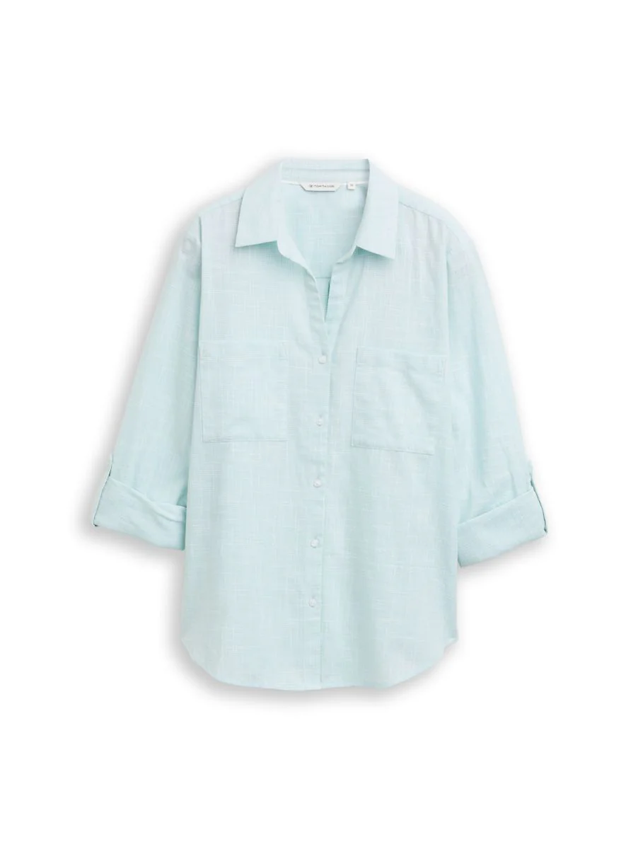 blouse with slub structure - Image 9