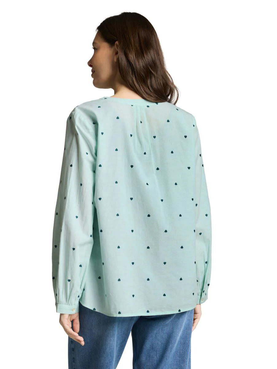 Bluse mit Herz-Stickerei - Image 4