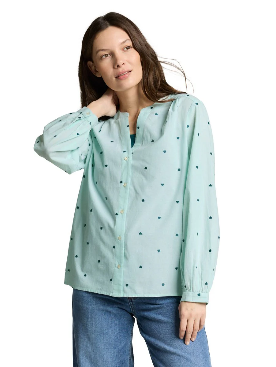 Bluse mit Herz-Stickerei - Image 5