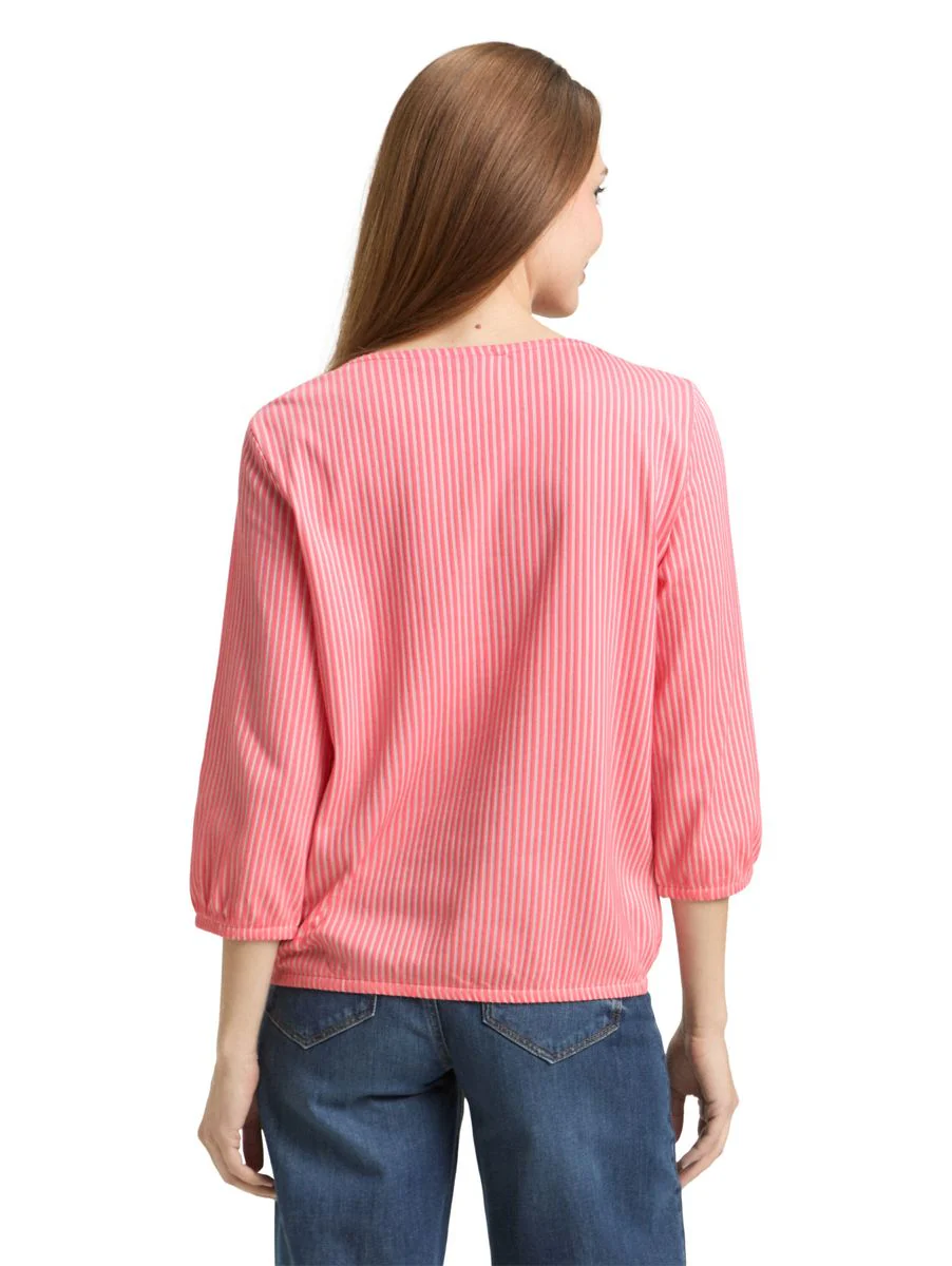 Blusenshirt mit Streifenmuster - Image 4