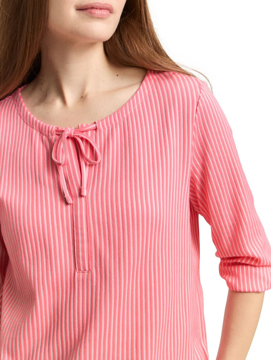 Blusenshirt mit Streifenmuster - Image 6
