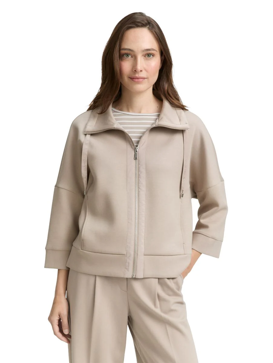 Boxy Fit Scuba Sweatjacke - Image 5