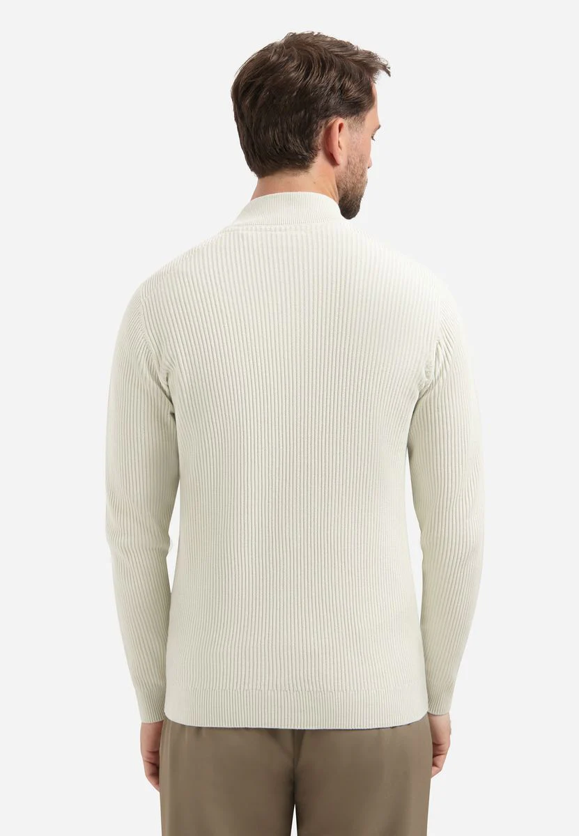Cardigan Full Zip Tuck Stitch - Image 2