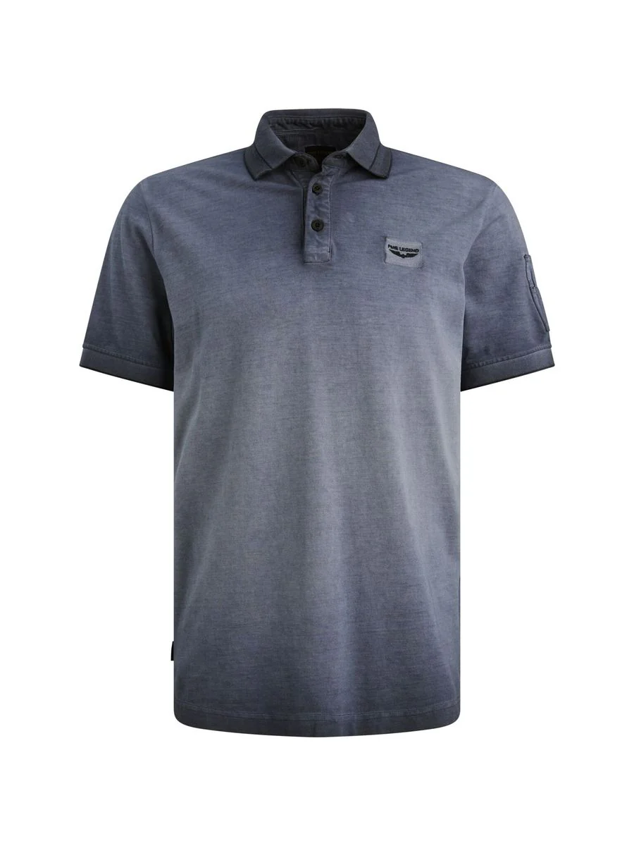 Short sleeve polo cold dye pique - Image 3