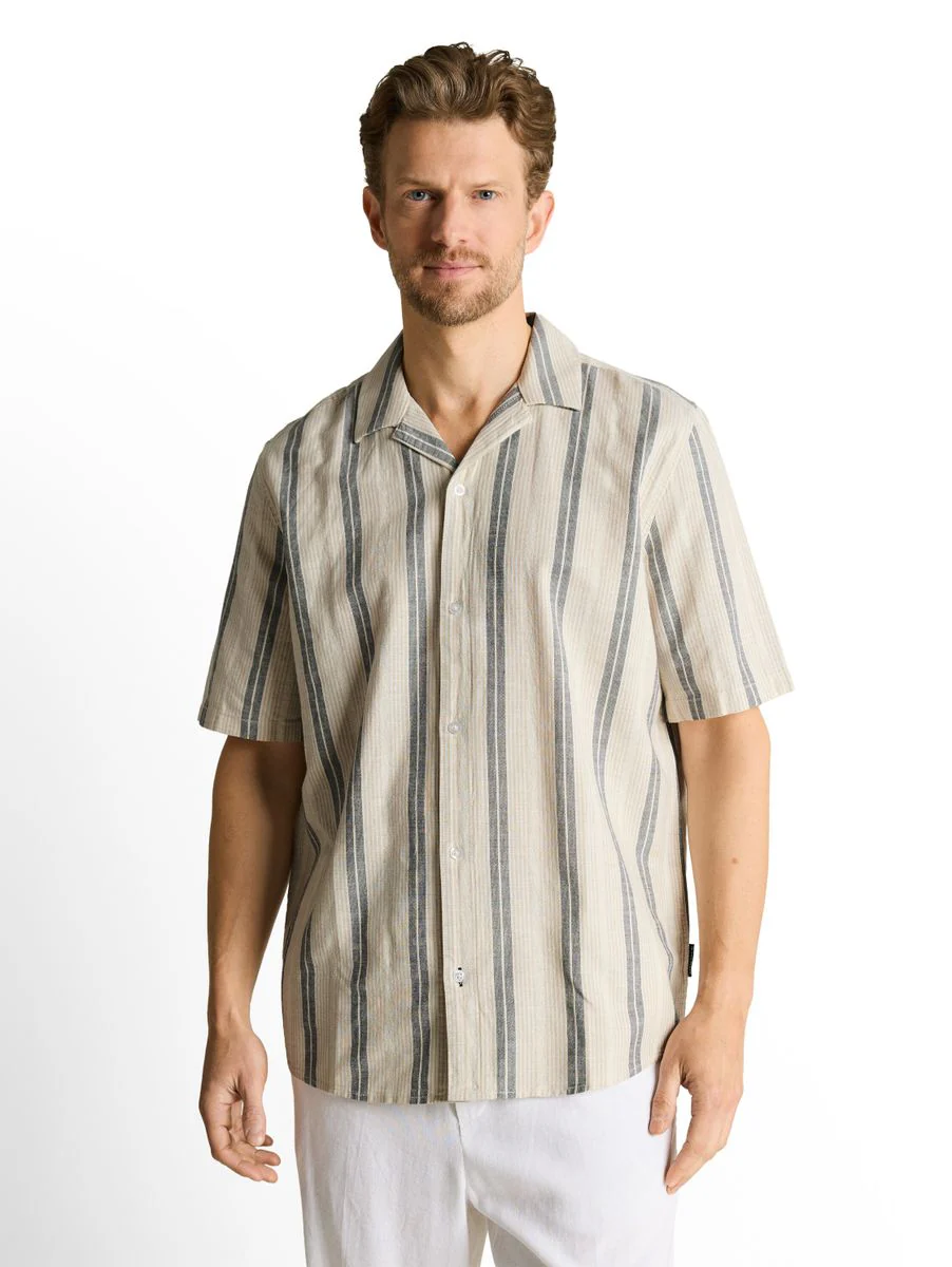 Comfort Fit Kurzarmhemd mit Streifen - Image 6