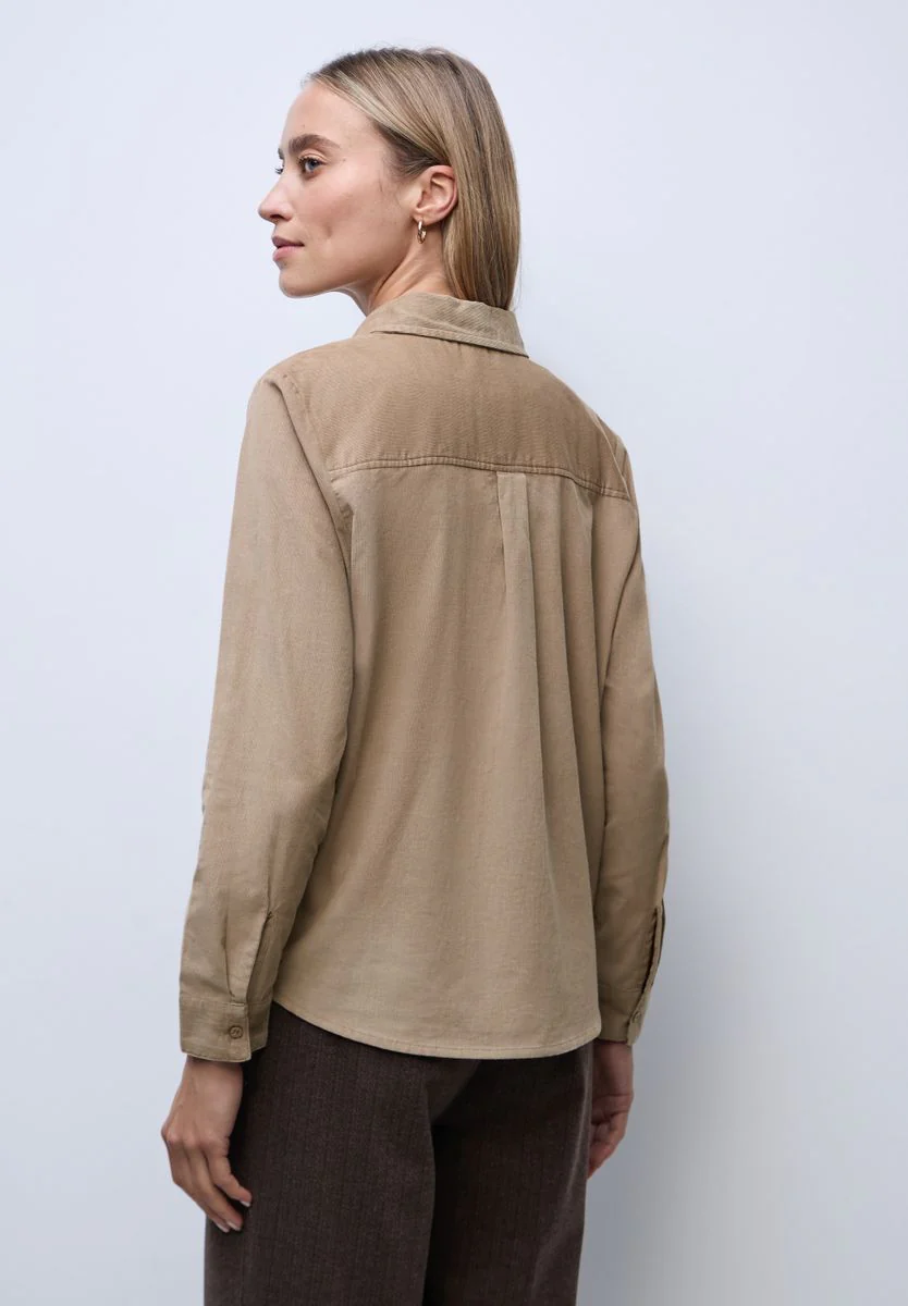 Cordbluse mit Tapedetails - Image 4