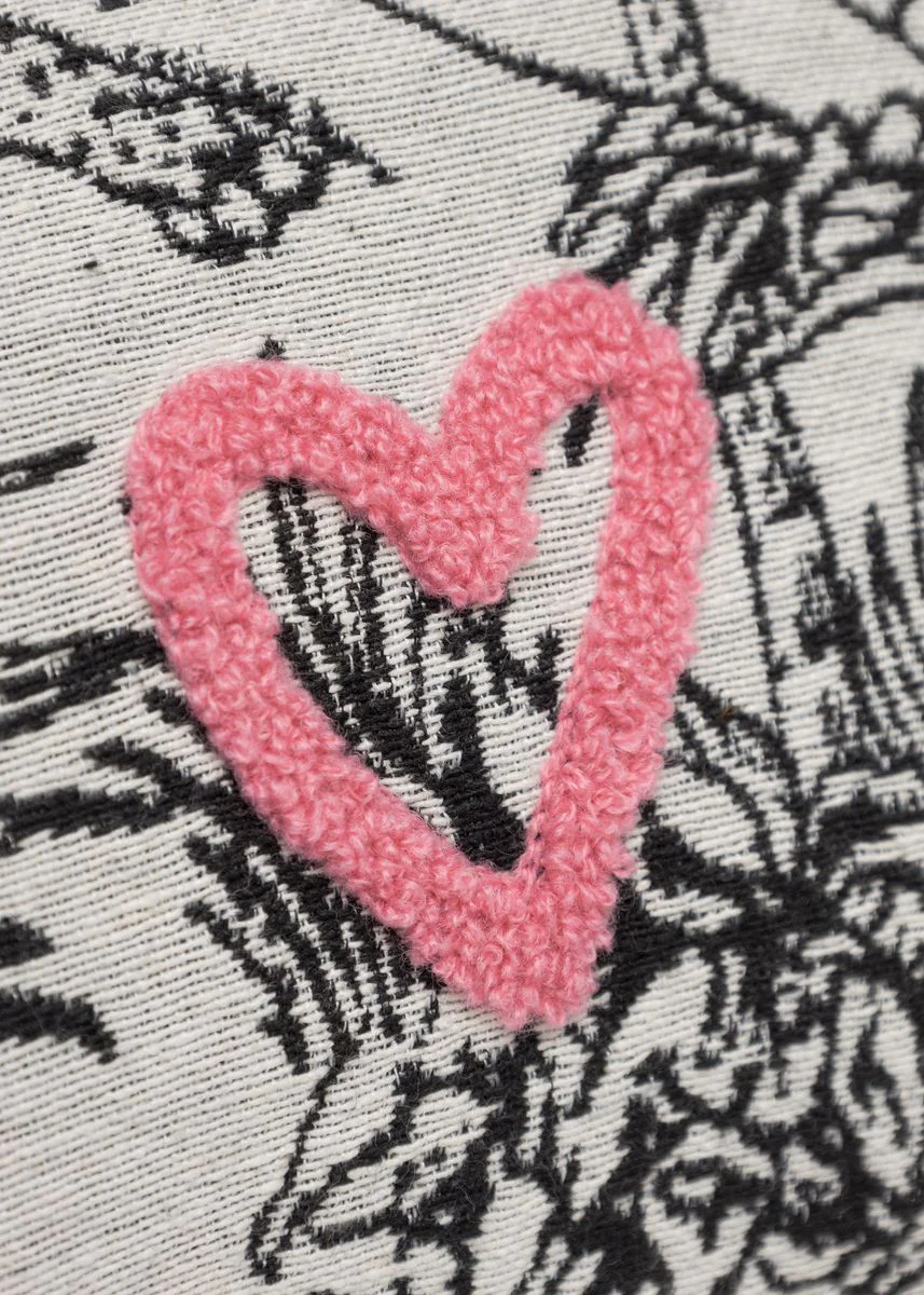 COSMETIC BAG POLYESTER JUNGLE HEART