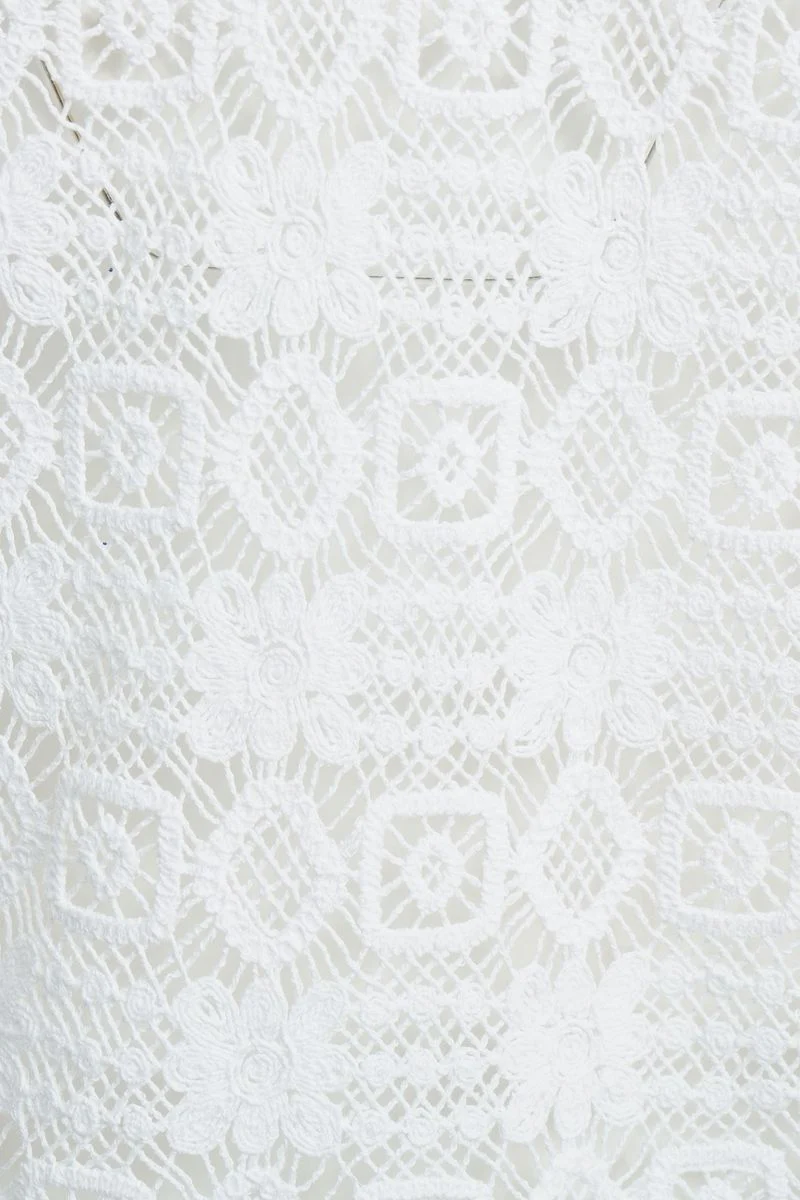 Crochet Short Sleeve Jacket - Image 3