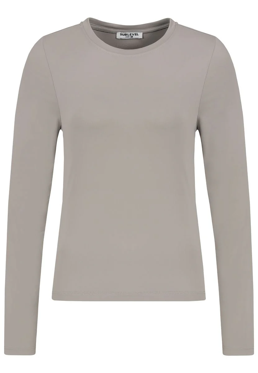 DOB basic langarm shirt, Slim fit, - Image 3