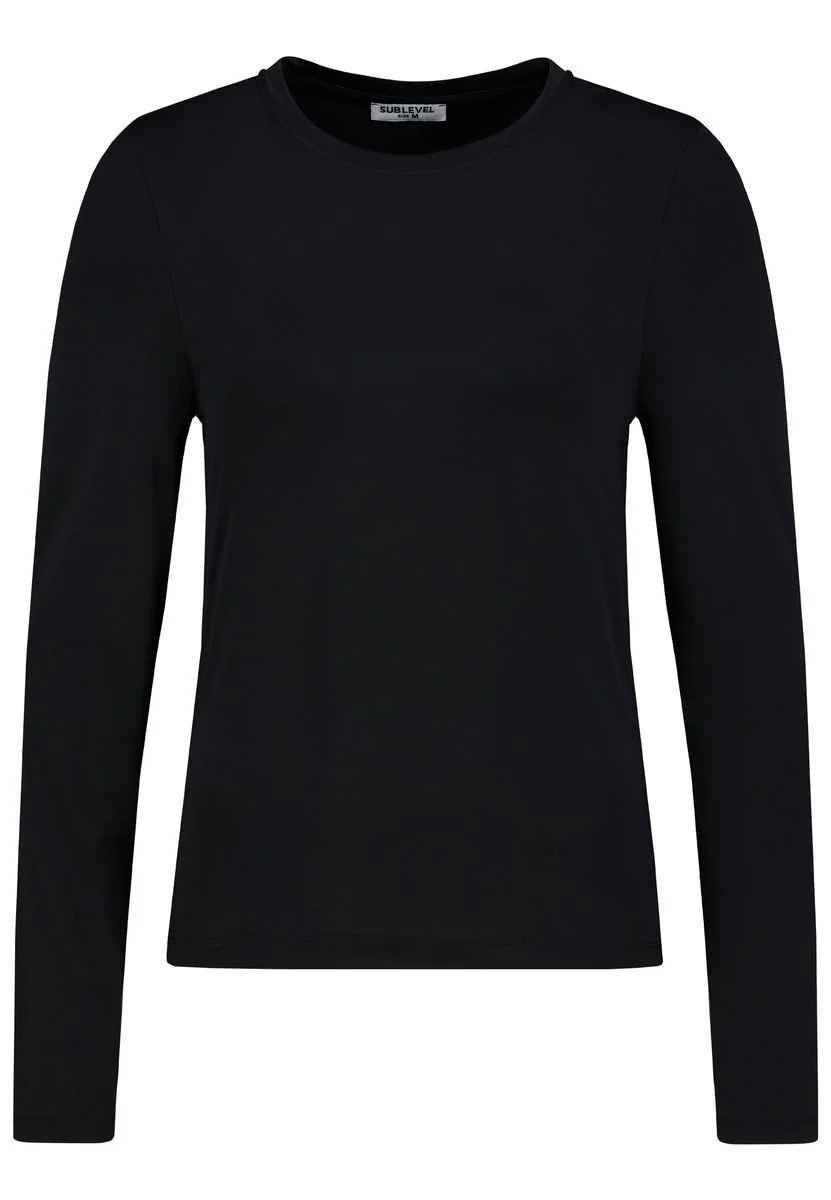 DOB basic langarm shirt, Slim fit, - Image 5