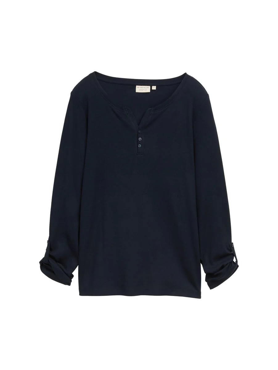 T-shirt stripe henley - Image 6