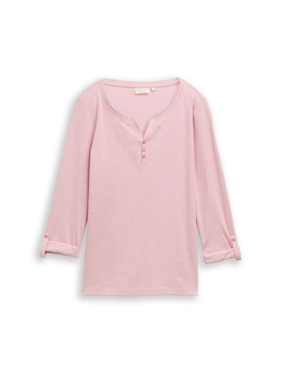 T-shirt stripe henley - Image 8