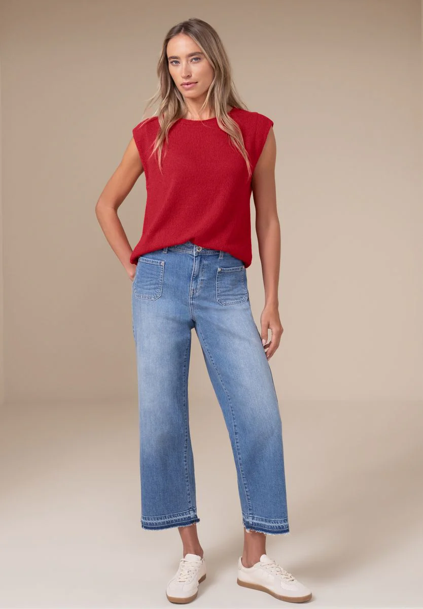 summer knit look top - Image 5
