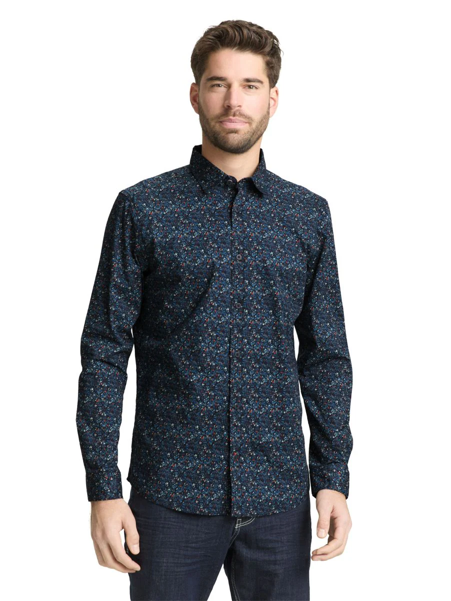 fitted printed shirt - Image 5