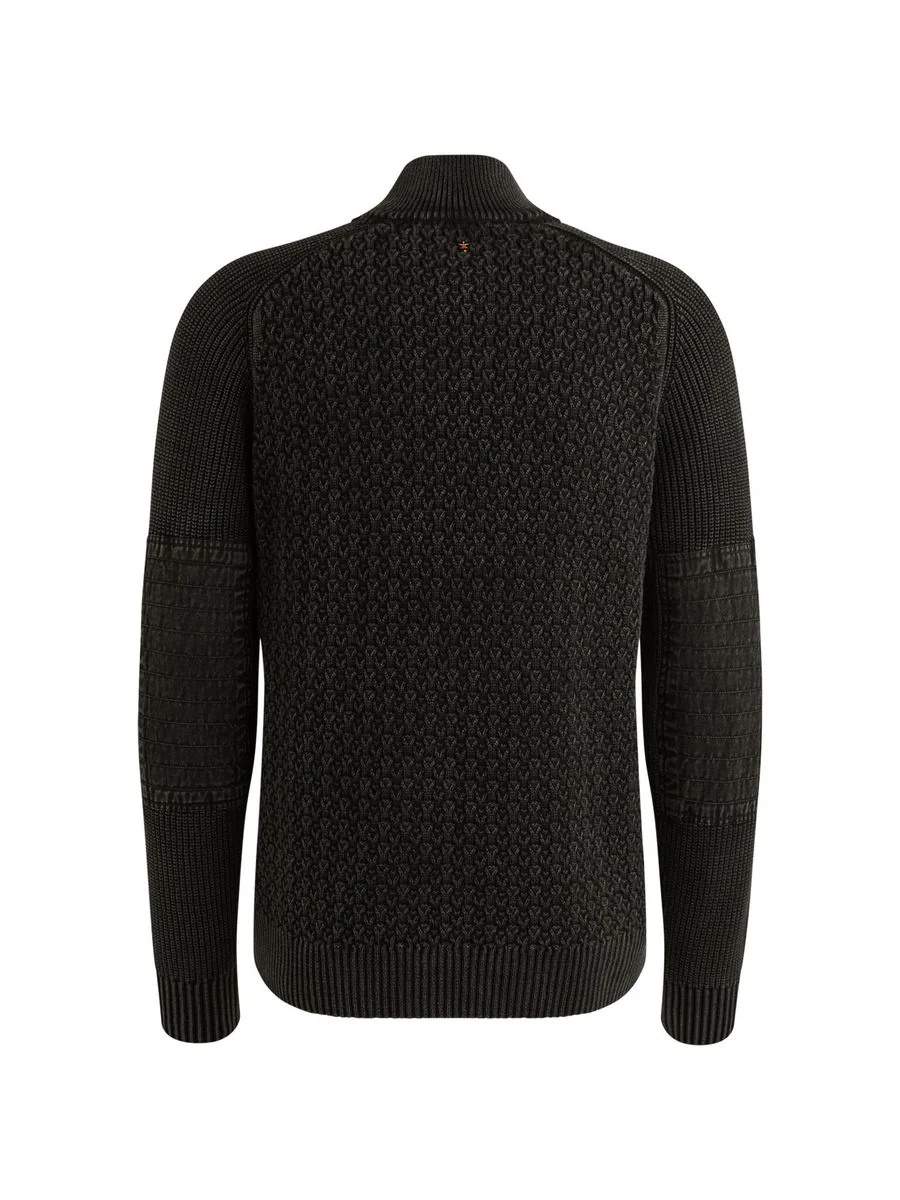 Half button + zip collar garment d - Image 2