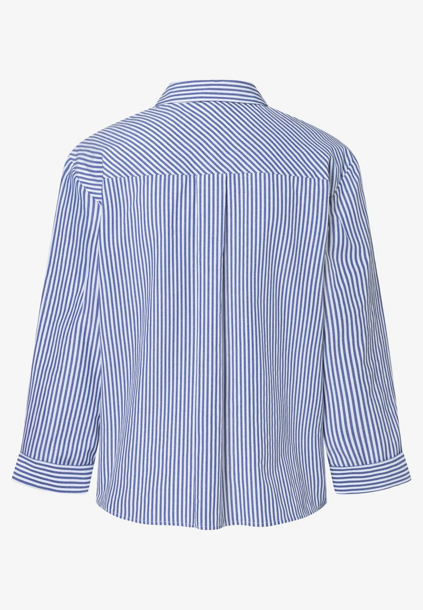 Gestreifte Bluse mit Knot-Detail - Image 6