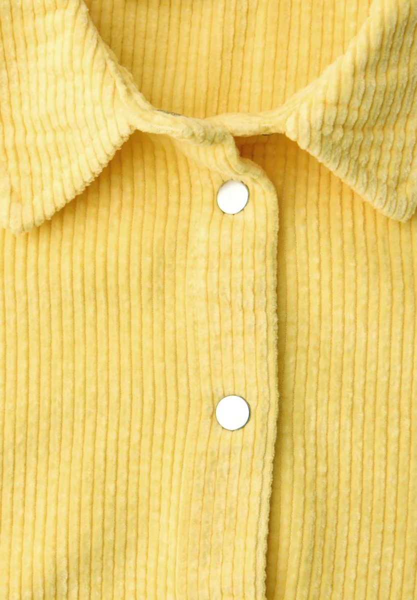 Corduroy shirtcollar blouse w - Image 2