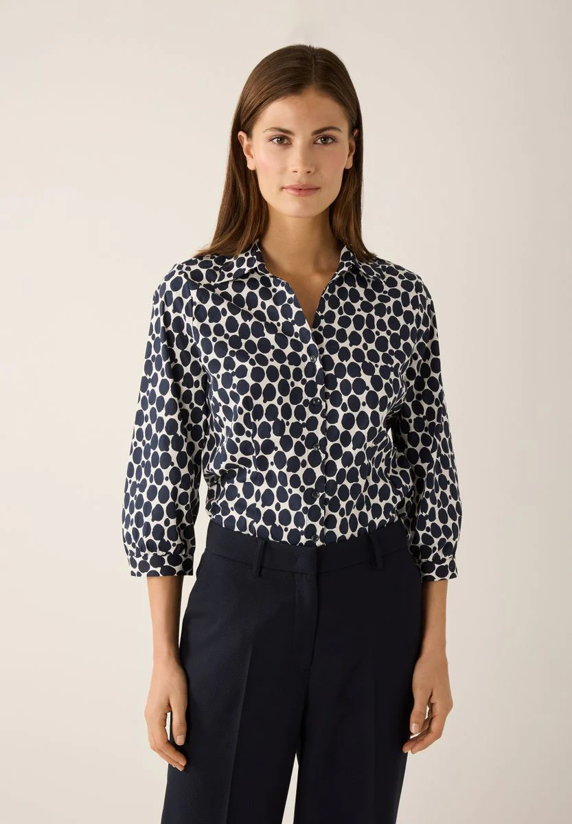 Poplin Print Blouse - Image 4