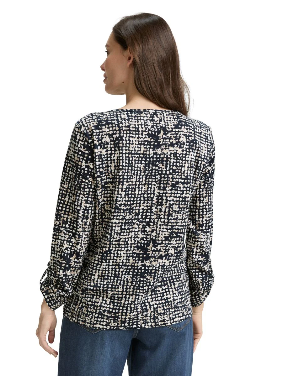 T-shirt henley alloverprinted - Image 4
