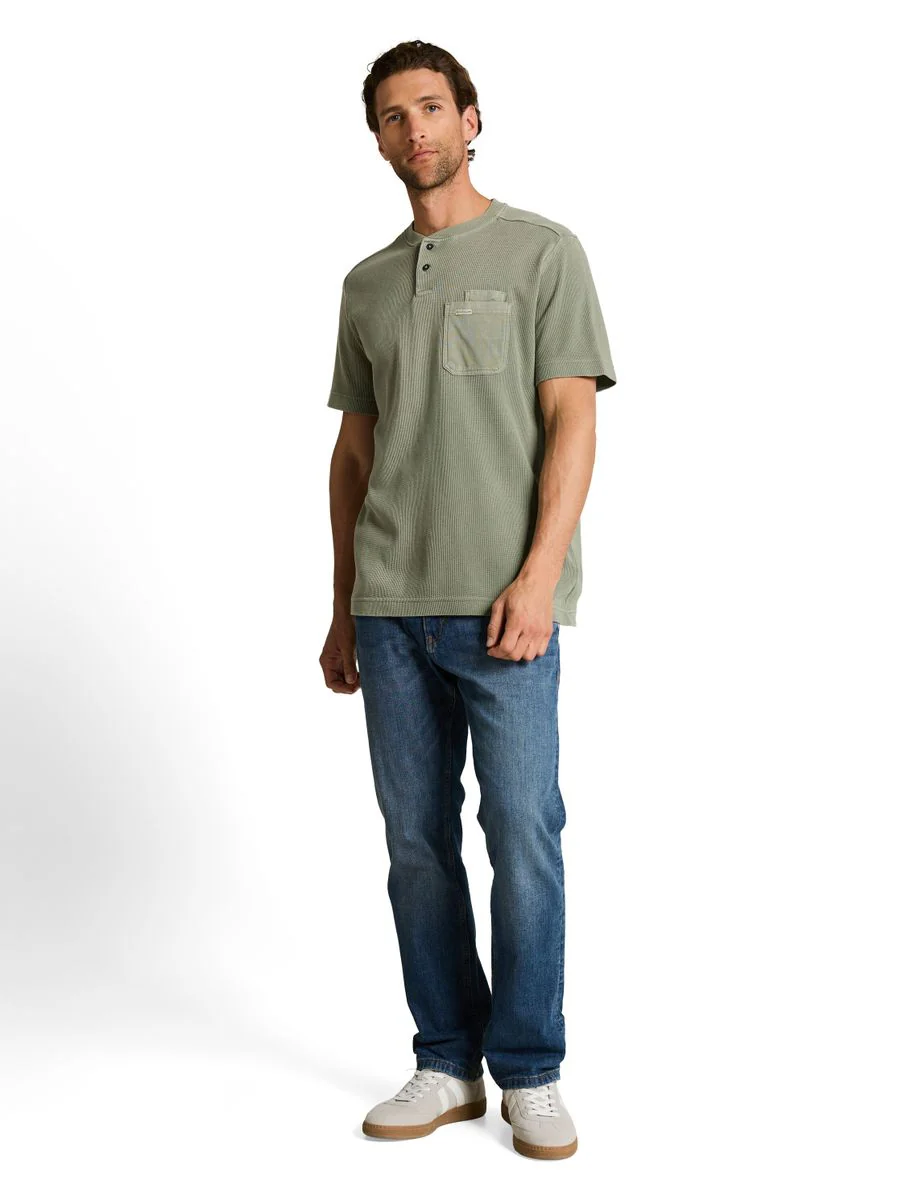 Henley T-Shirt mit Brusttasche - Image 3