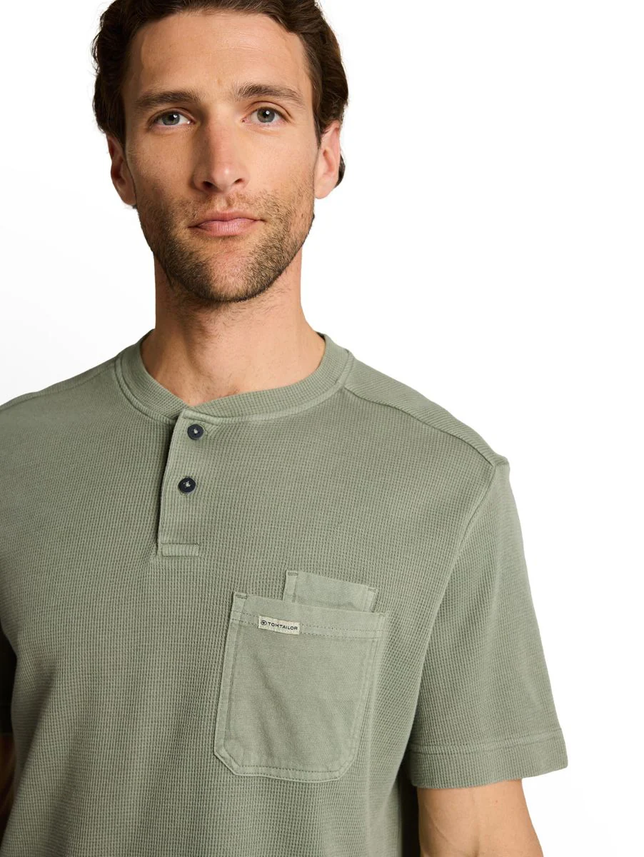 Henley T-Shirt mit Brusttasche - Image 5