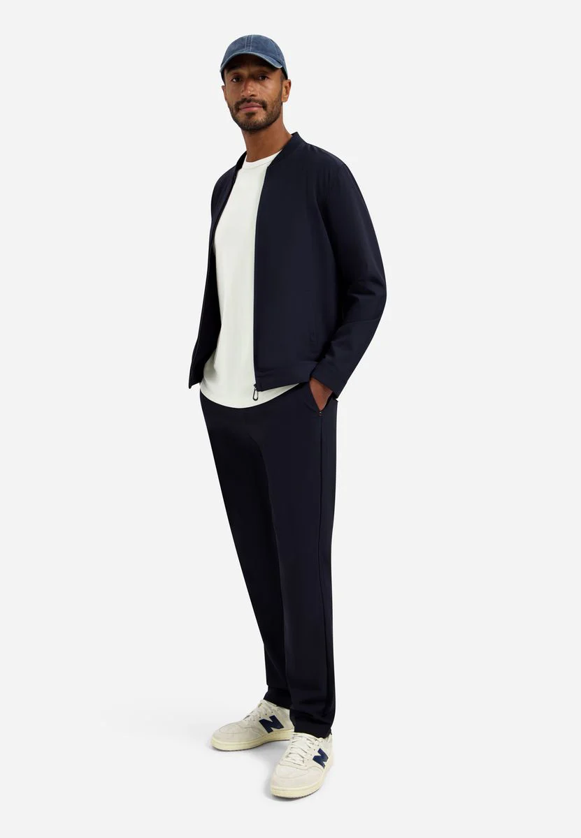 Jacket Shirt College Collar Full Zipper Stretch Sedoc - Image 3