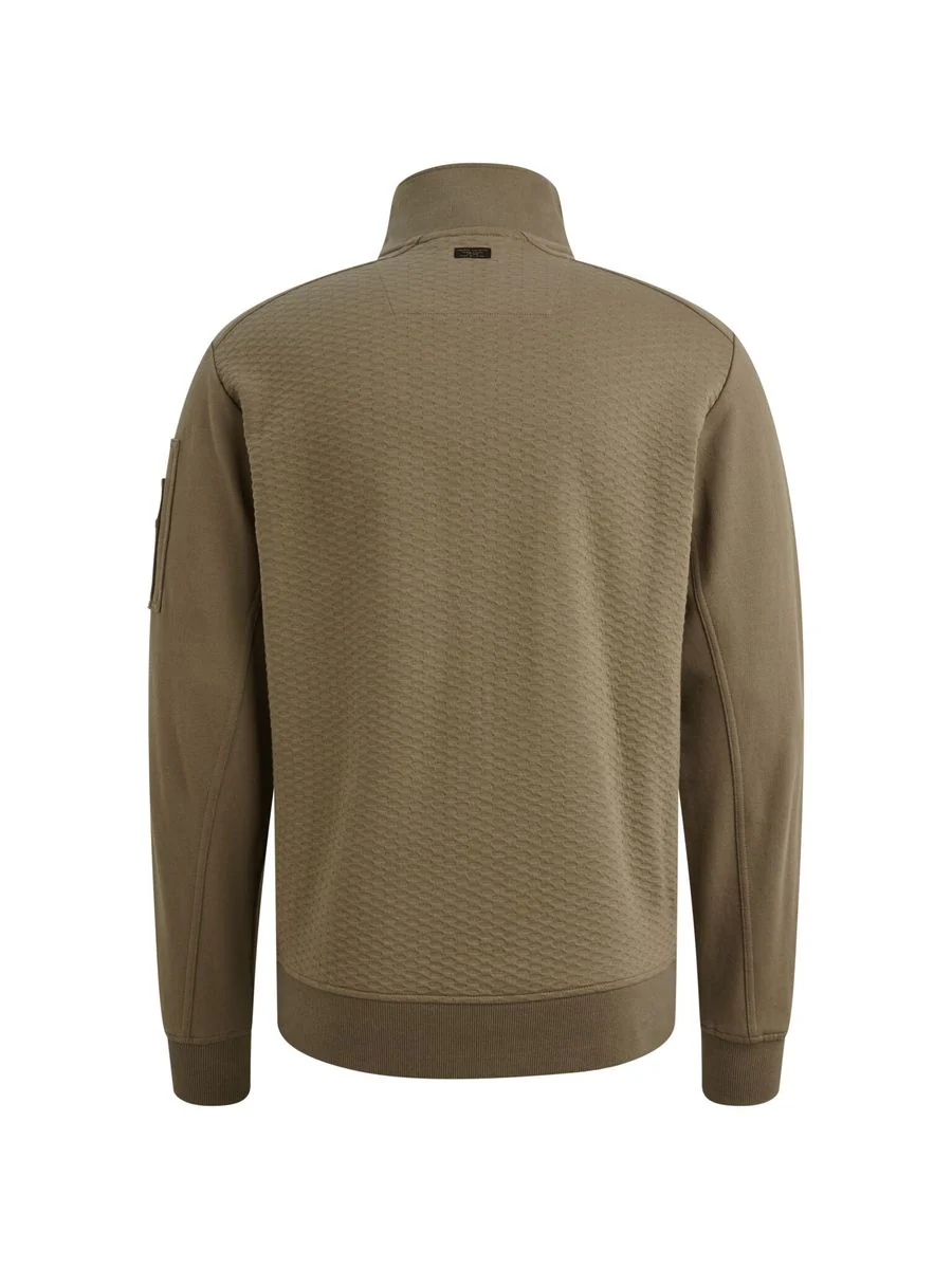 Zip jacket jacquard interlock swea - Image 2