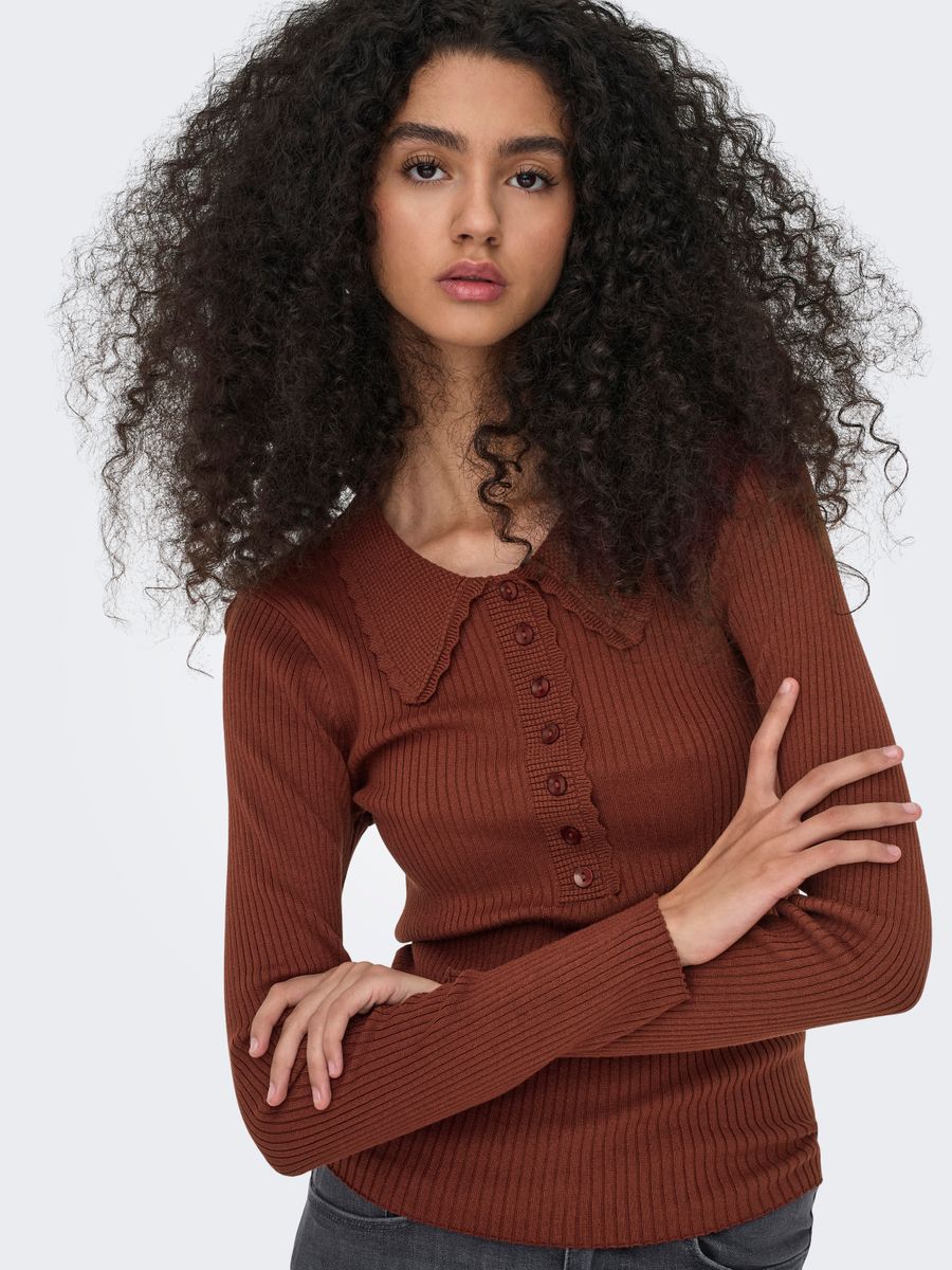 JDYADA L/S COLLAR PULLOVER KNT - Image 5
