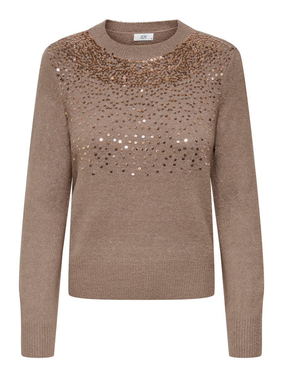 JDYAMINA L/S O-NECK SEQUIN PULLOVER - Image 5