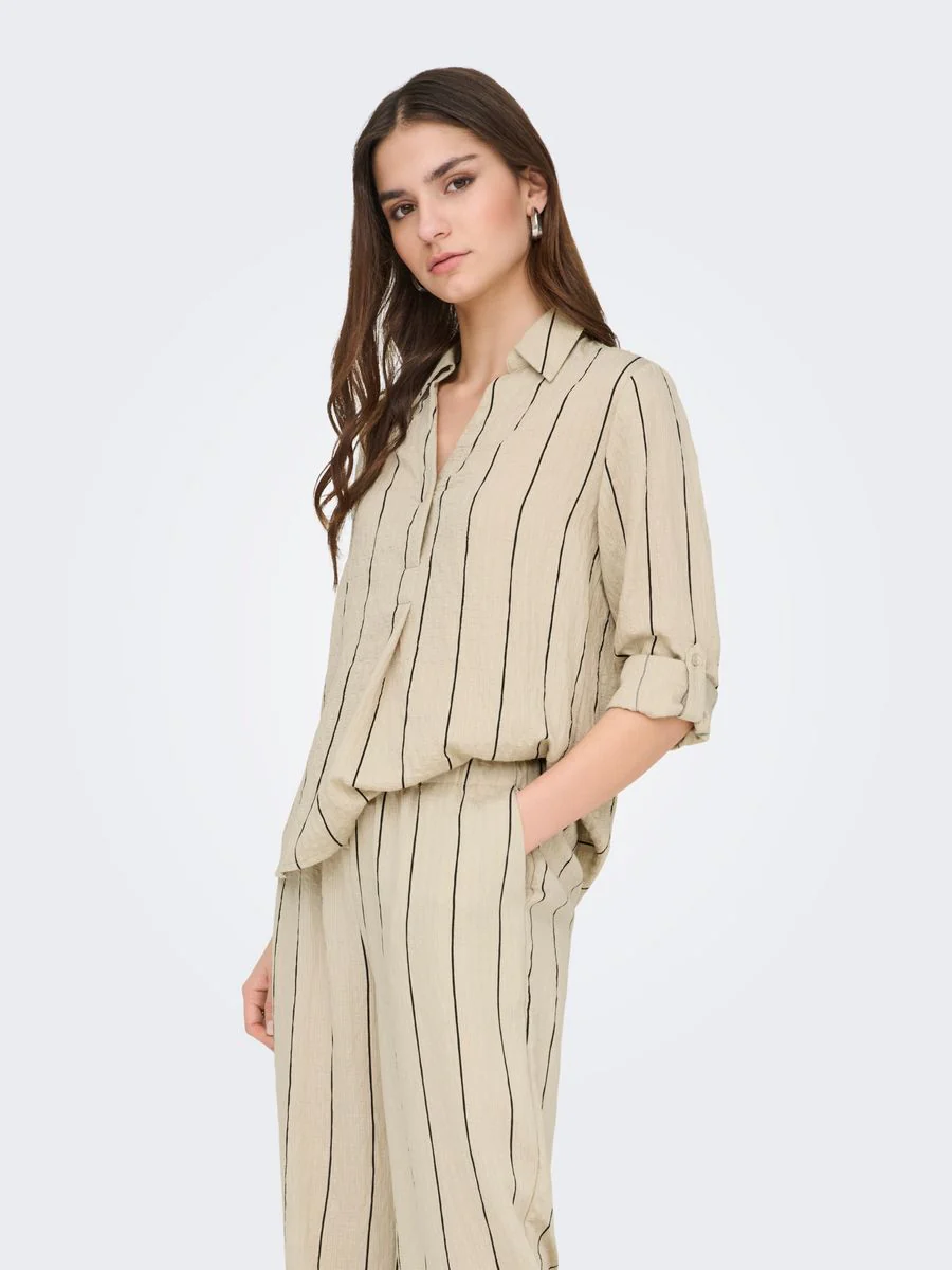 JDYAVA L/S FOLD UP SHIRT WVN
