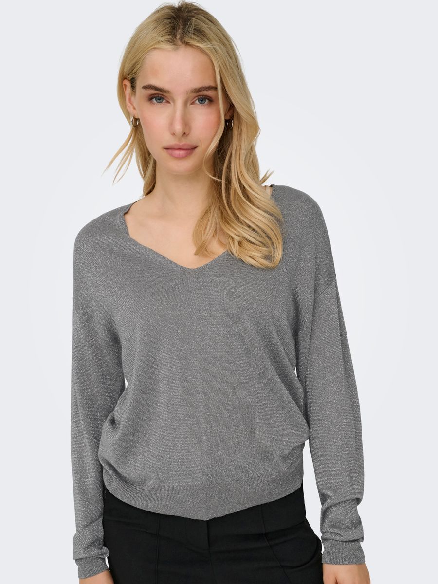 JDYBODILLA PLAIN LUREX L/S PULLOVER - Image 4