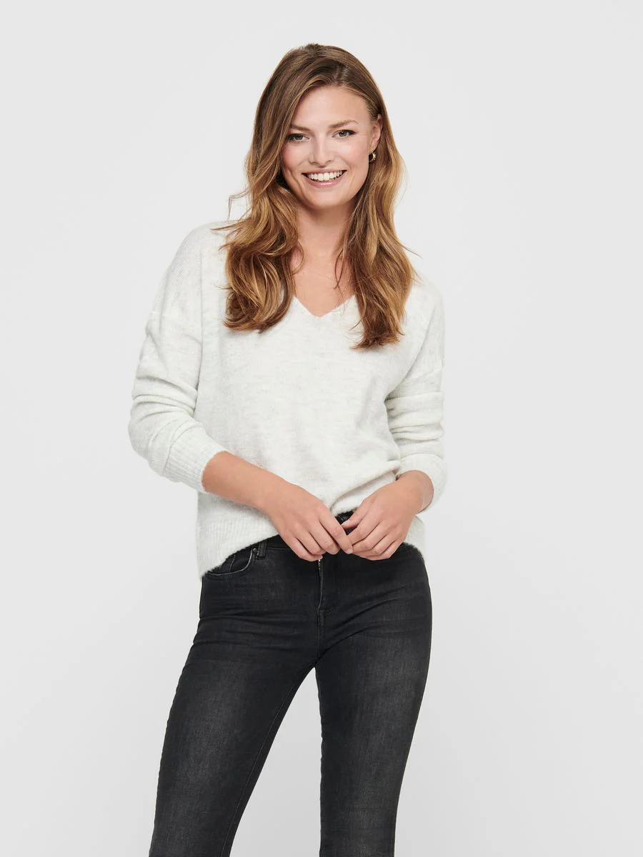JDYELANORA L/S V-NECK PULLO. KNT NO - Image 3