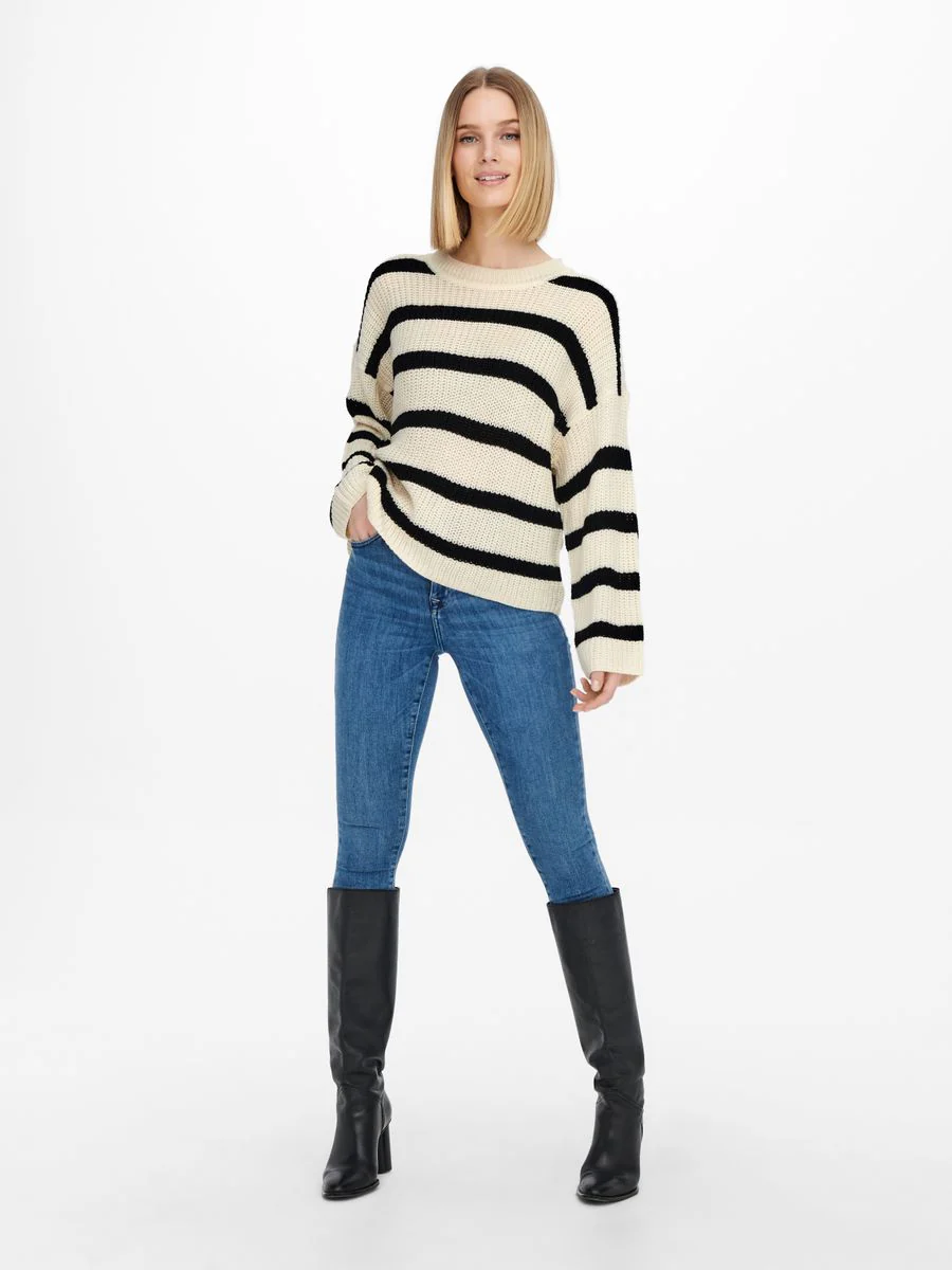 JDYJUSTY L/S STRIPE PULLOVER KNT NO - Image 5