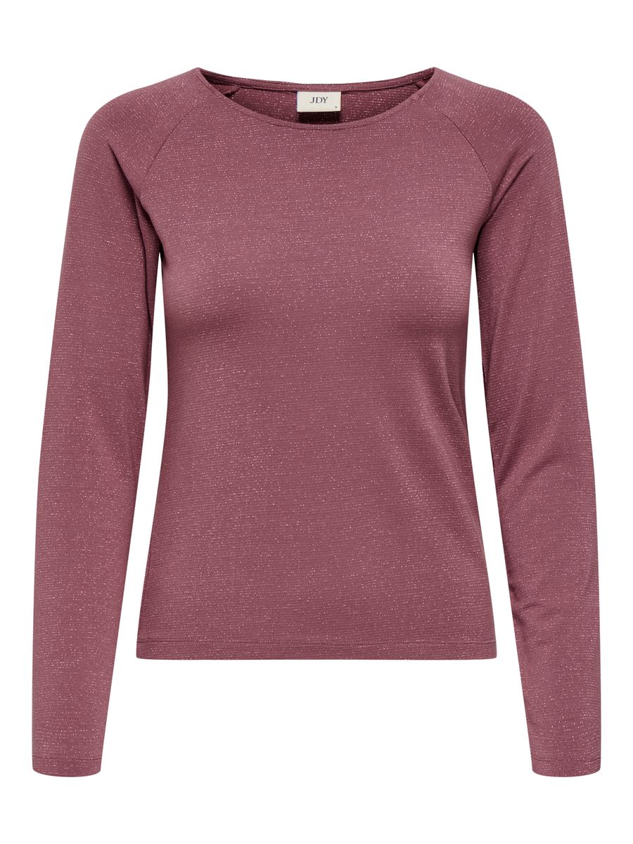 JDYKAISER L/S GLITTER O-NECK TOP JR - Image 7