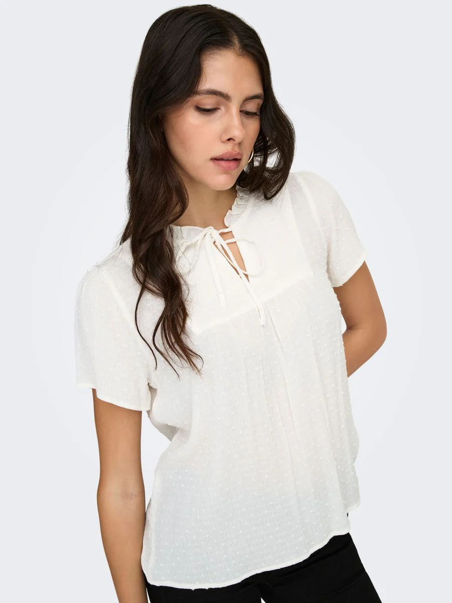 JDYLIMA LIFE S/S TOP WVN NOOS - Image 4