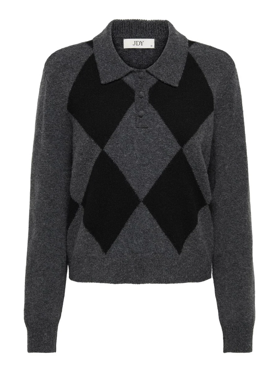 JDYMARA LIFE L/S COLLAR JACQ PULL KNT - Image 8