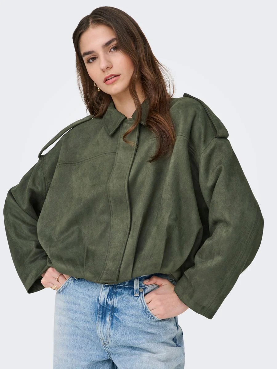 JDYNIA FAUX SUEDE BAT JACKET OTW YF - Image 5