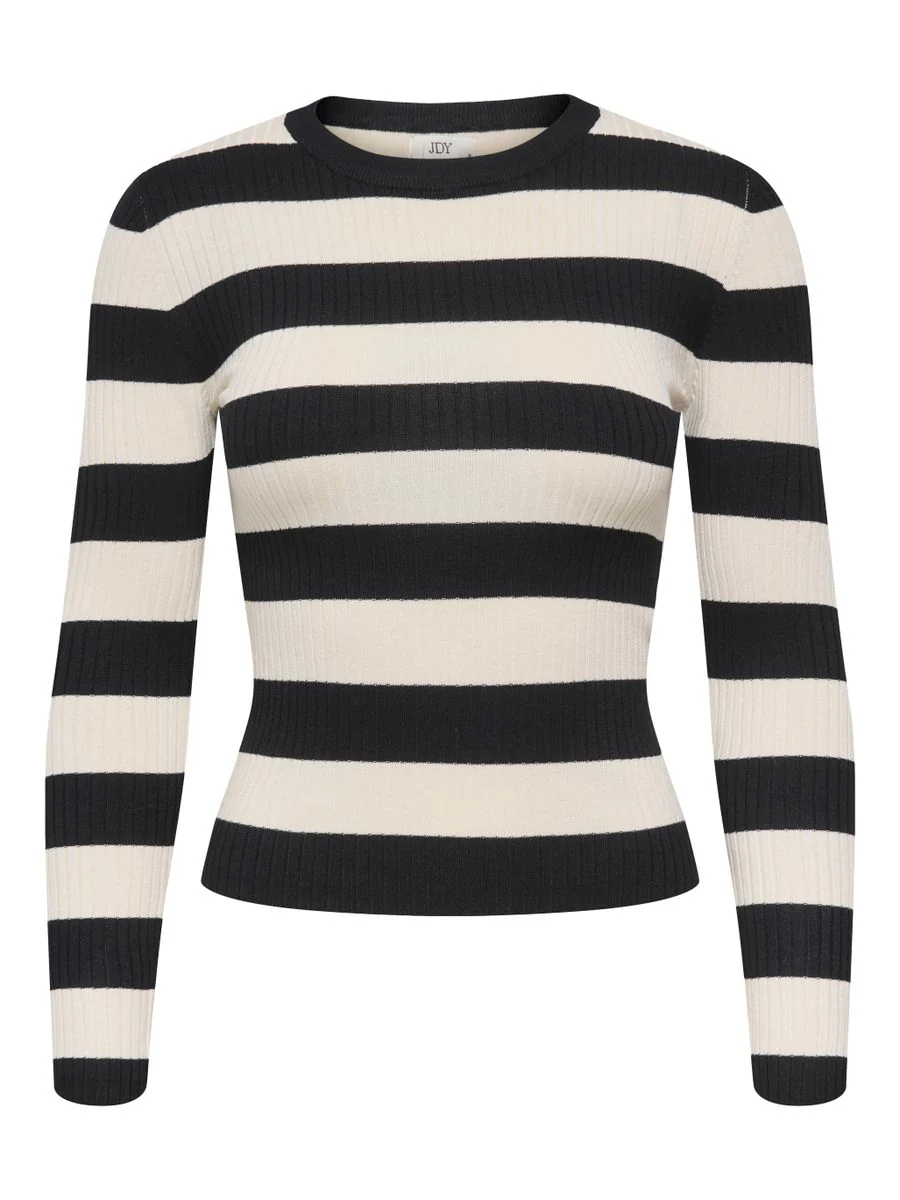 JDYPLUM L/S O-NECK PULLOVER KNT NOO