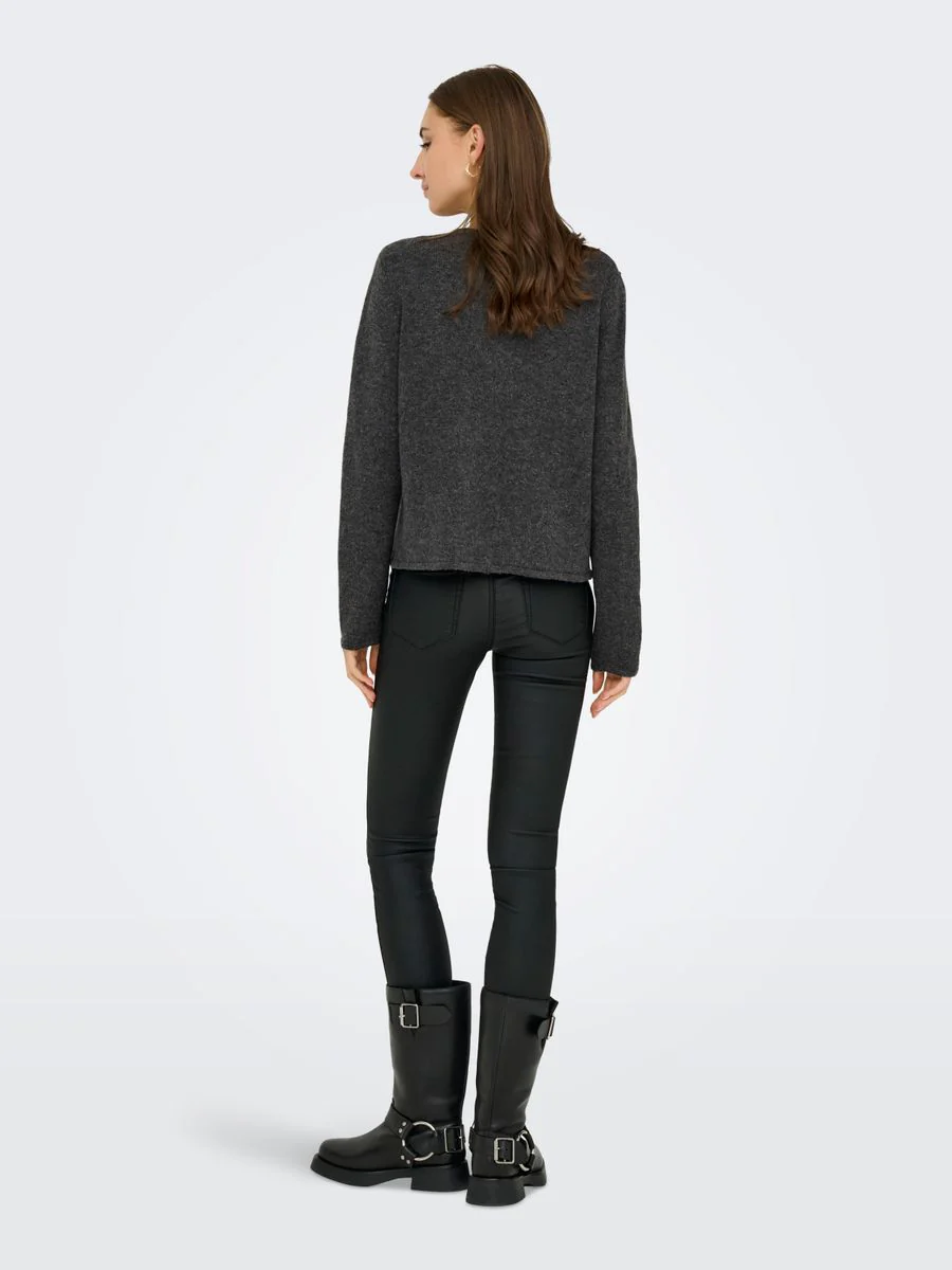 JDYRUE LIFE L/S ONEBUTTON CARDI KNT - Image 4