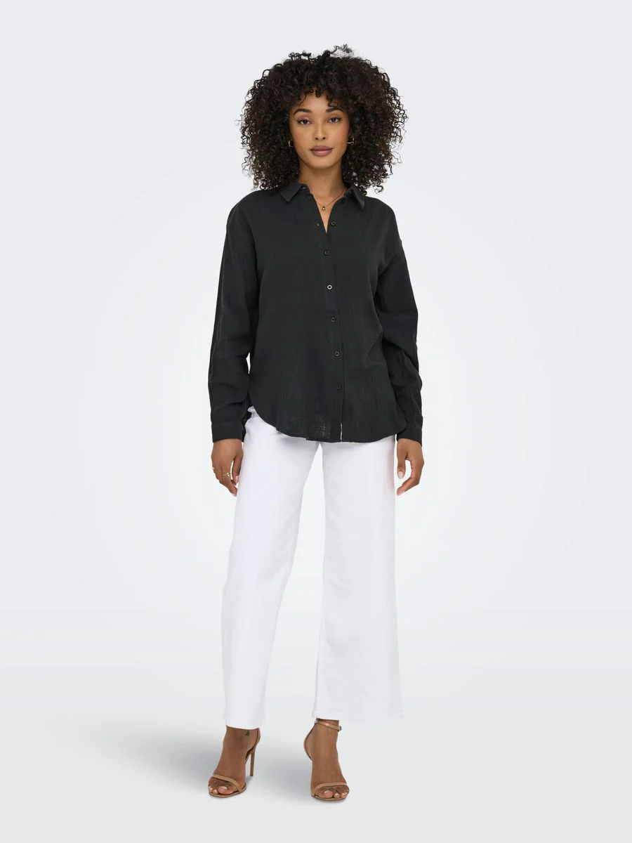 JDYTHEIS LIFE L/S LOOSE SHIRT WVN N - Image 4
