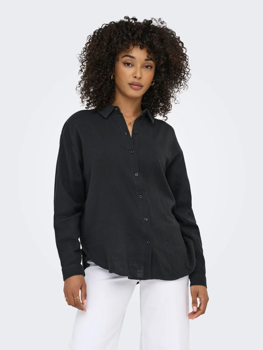 JDYTHEIS LIFE L/S LOOSE SHIRT WVN N - Image 5
