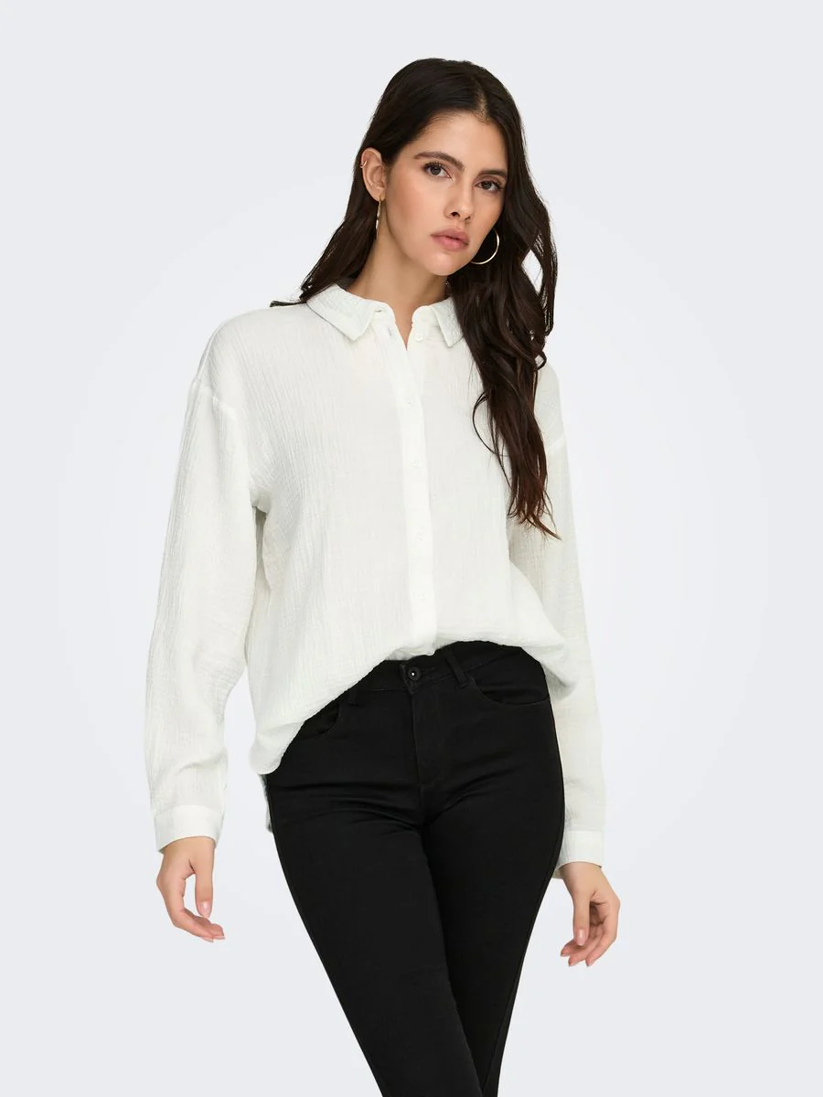 JDYTHEIS LIFE L/S LOOSE SHIRT WVN N - Image 8