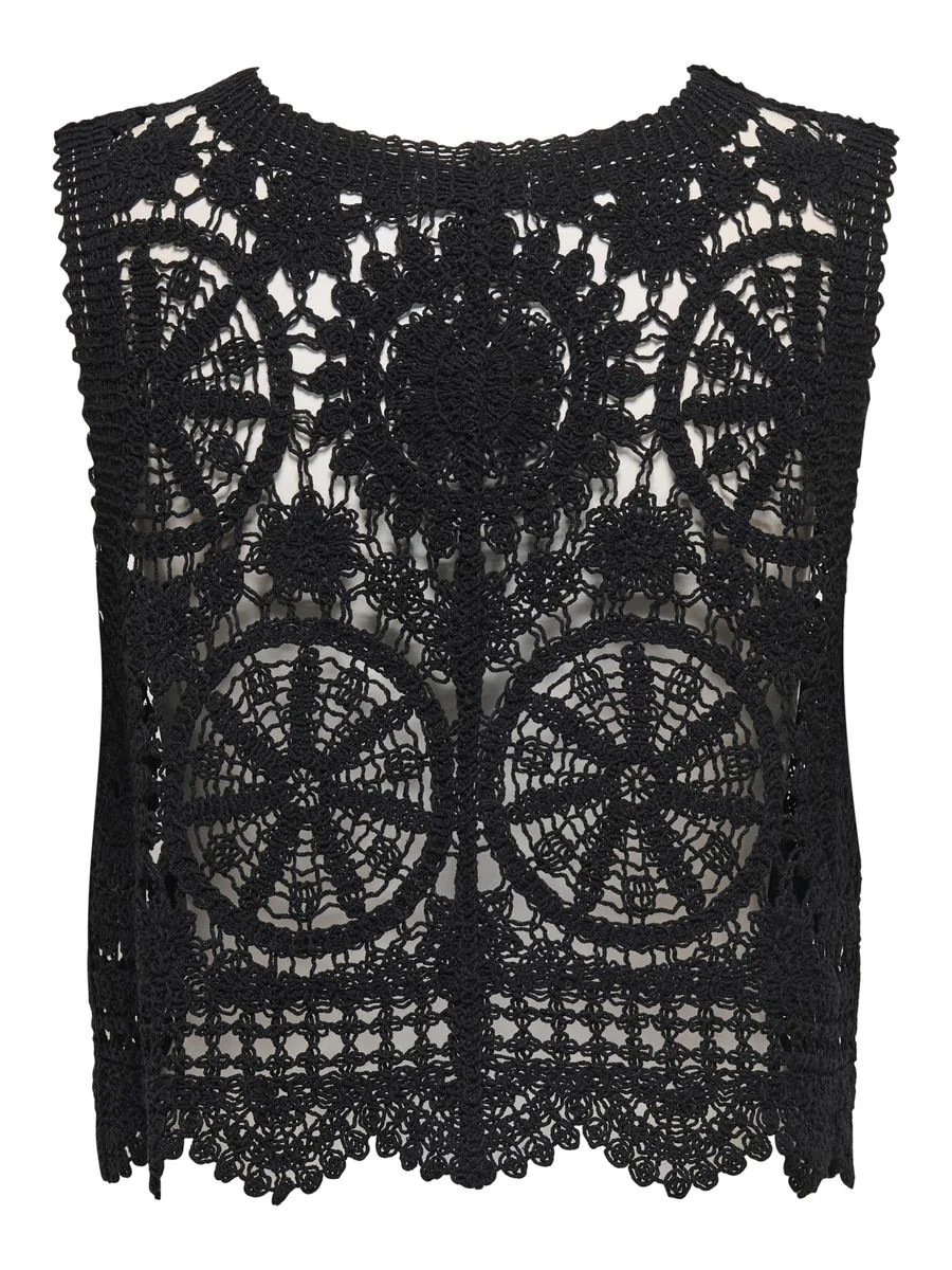 JDYVIC S/L V-NECK TIE VEST KNT - Image 8