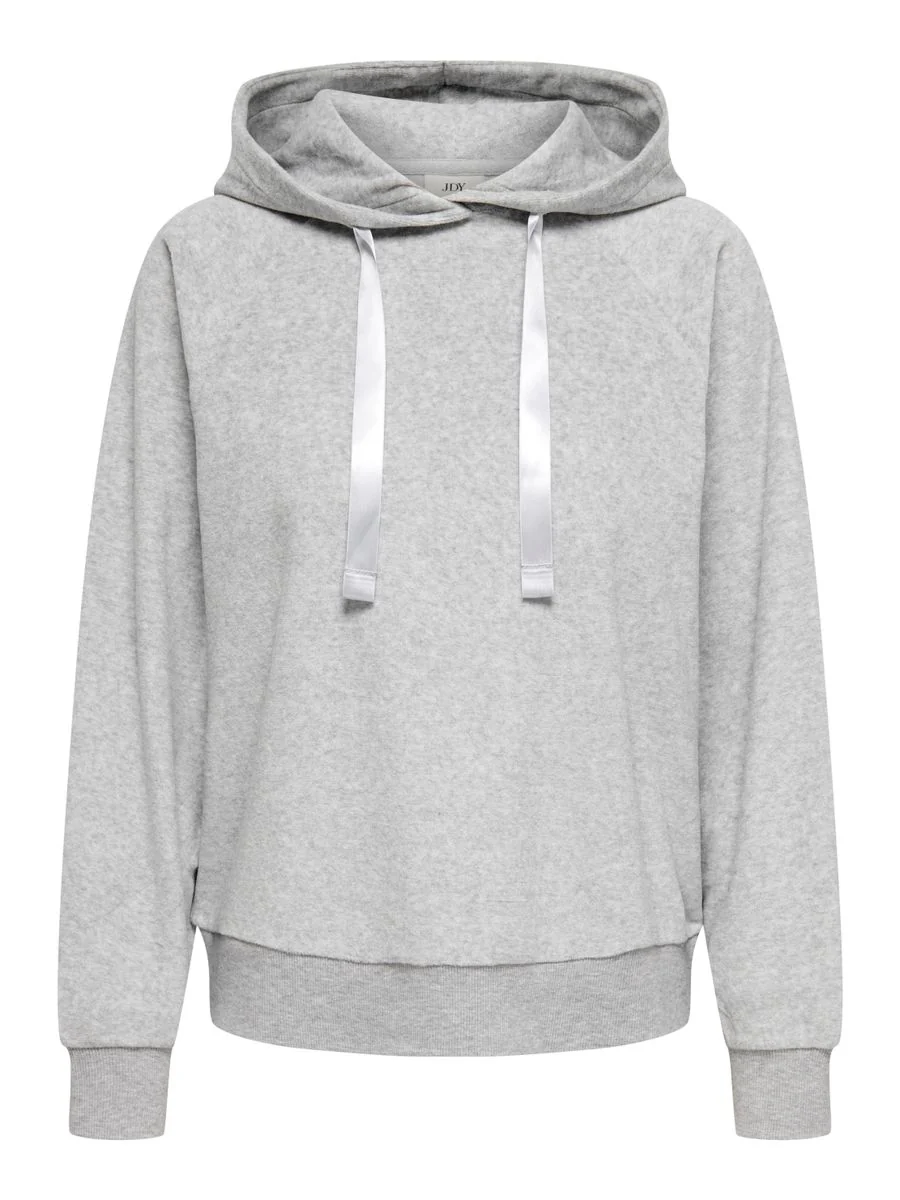 JDYVIDA L/S VELVET HOODIE TOP JRS D - Image 8