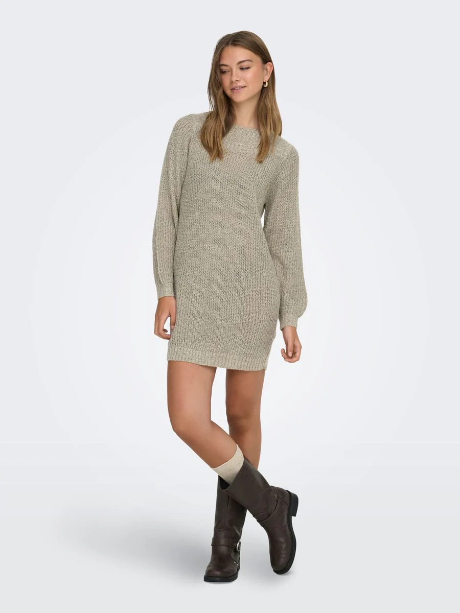 JDYWHITNEY MEGAN L/S BOAT DRESS KNT - Image 5