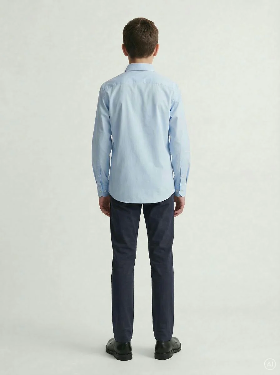 JJEAXEL STRETCH SHIRT LS NOOS JNR - Image 5